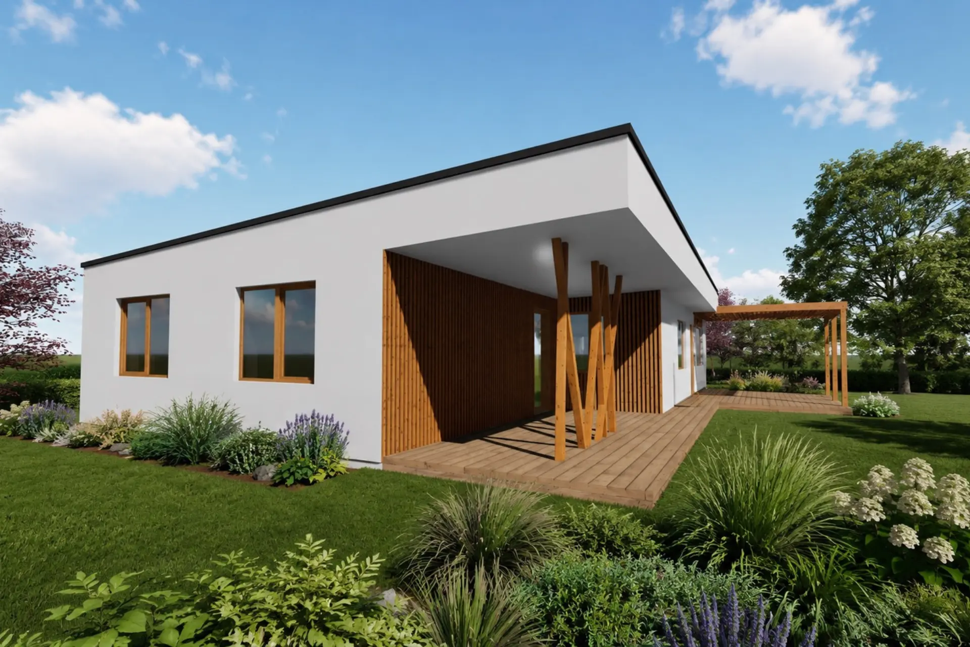 1-3 4-izbovy bungalov Natura