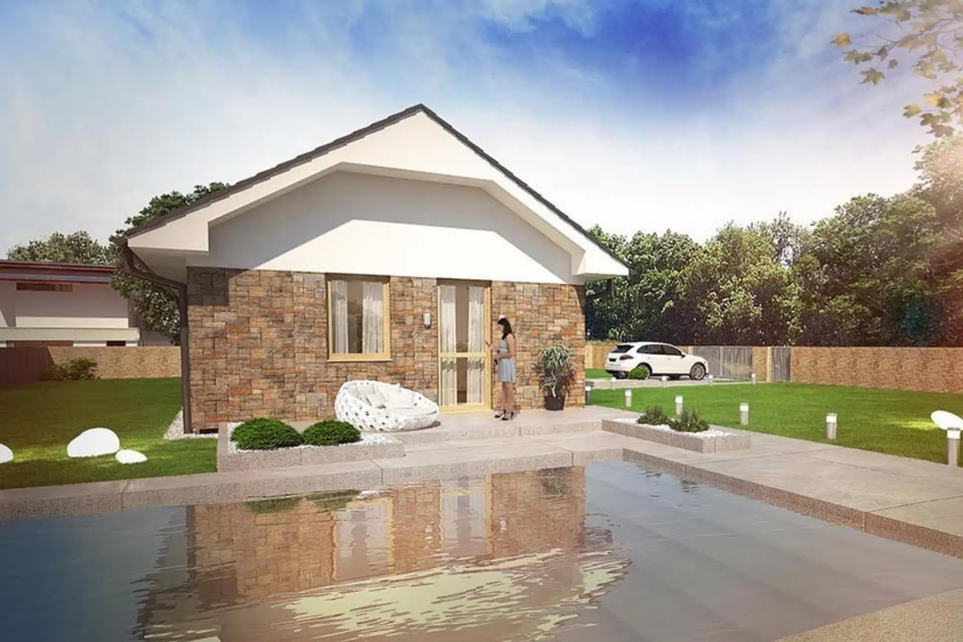 1-8 3-izbovy bungalov Aria