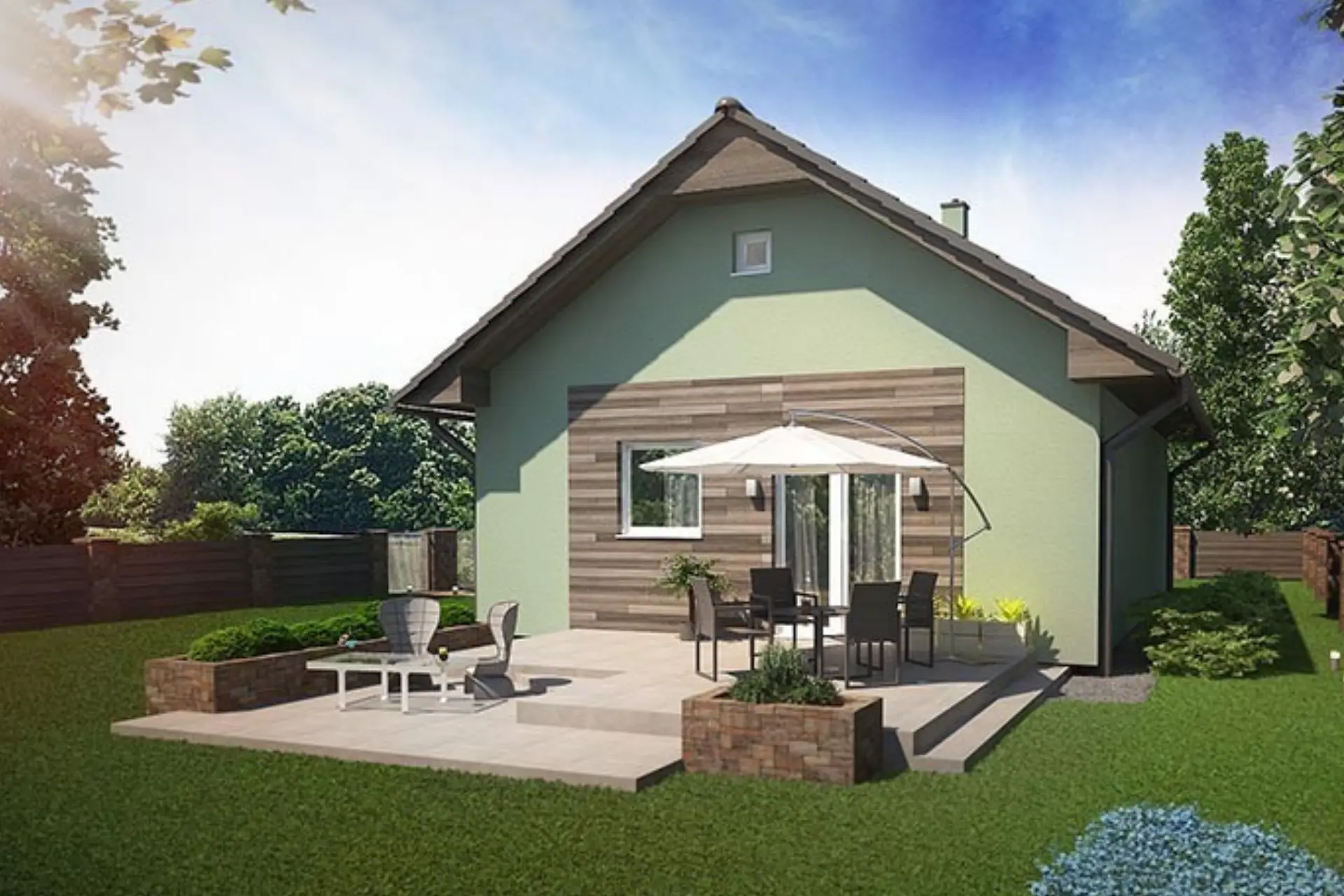 2-12 3-izbovy bungalov Vera