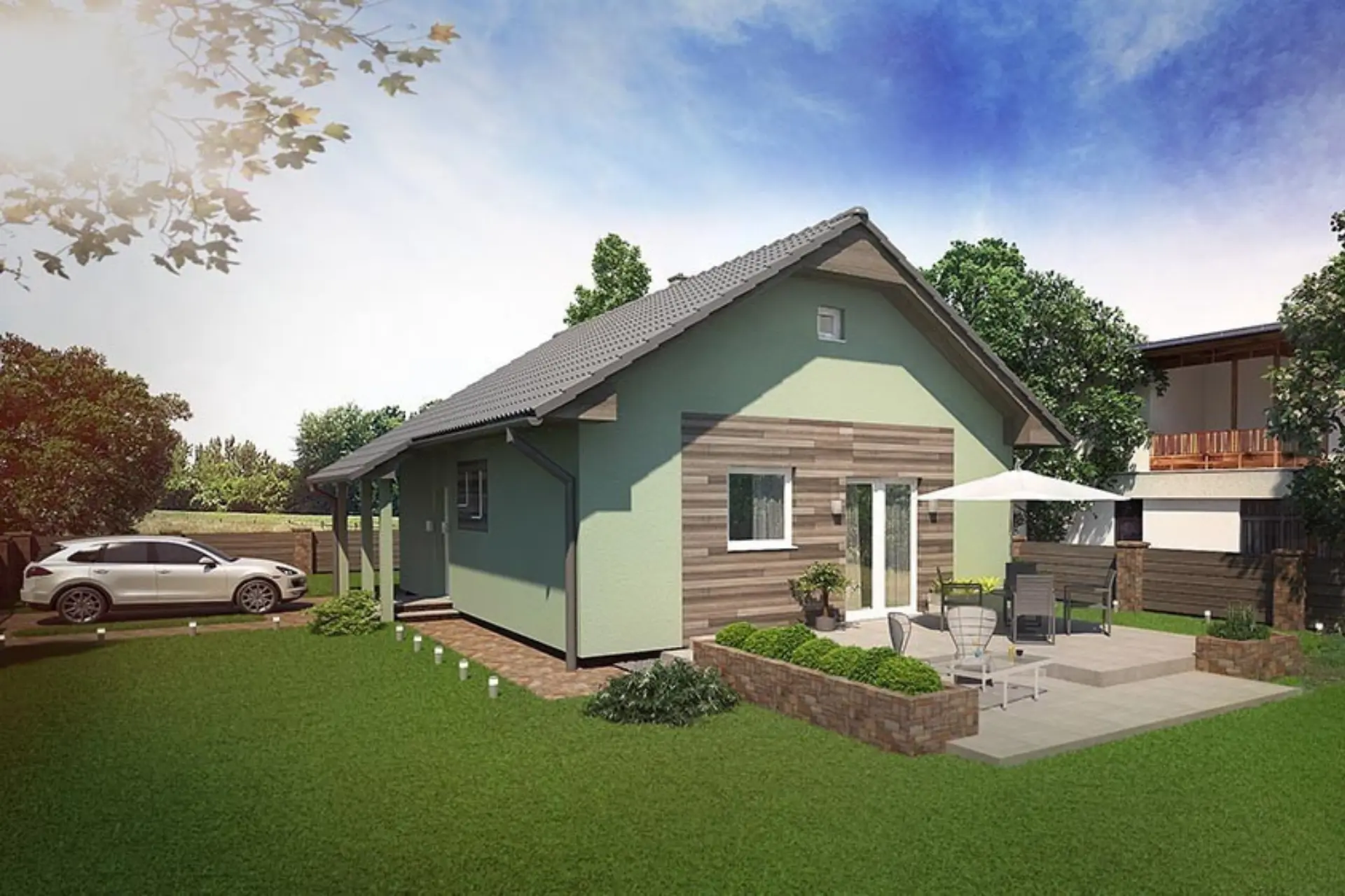 4-12 3-izbovy bungalov Vera