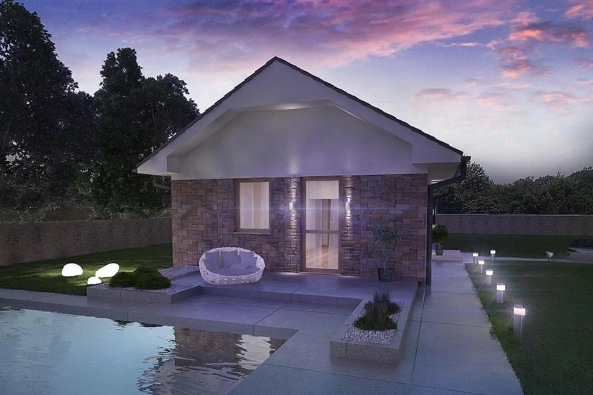 5-12 3-izbovy bungalov Aria