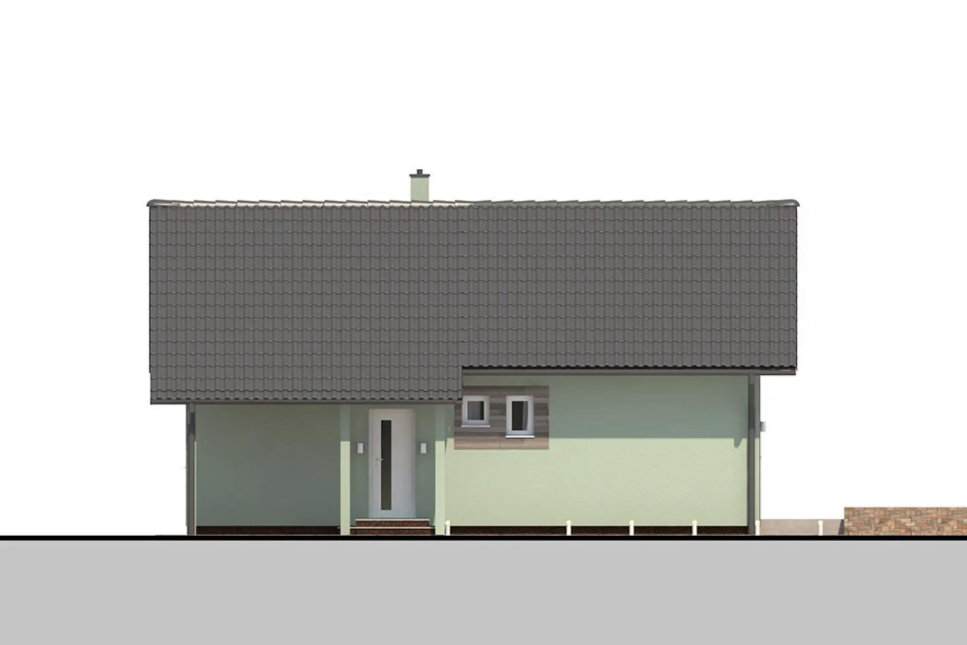 8-5 3-izbovy bungalov Vera